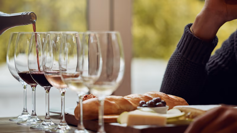 Wine and charcuterie tasting near Winthrop Estate